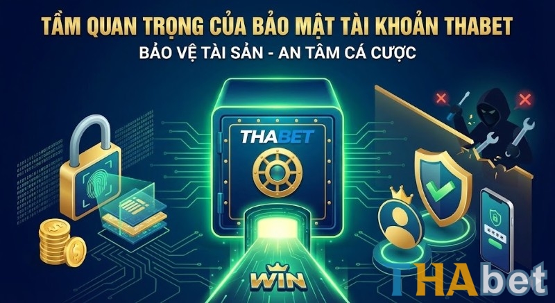 Bảo mật tài khoản THABET là yếu tố then chốt giúp bảo toàn tài sản của người chơi