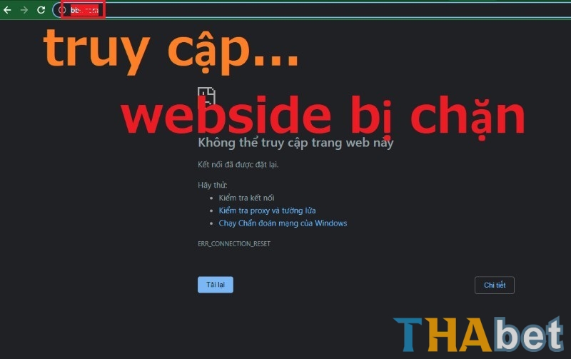 THABET bị chặn chủ yếu xuất phát từ các chính sách kiểm soát internet của nhà mạng địa phương