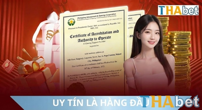Giấy phép hoạt động THABET nề tảng pháp lý vững chắc của nền tảng
