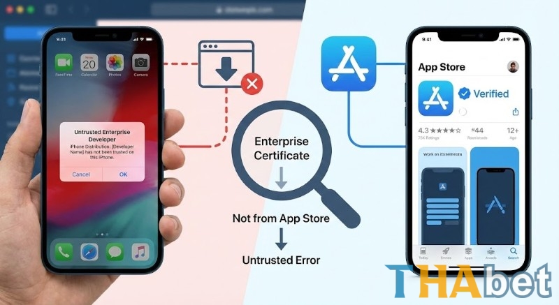 Lỗi "Nhà phát triển không tin cậy" trên IOS