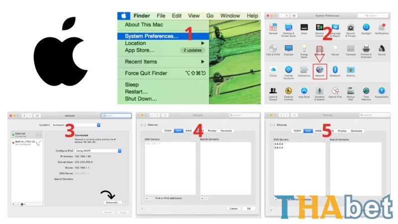 Cách đổi DNS trên MacOS
