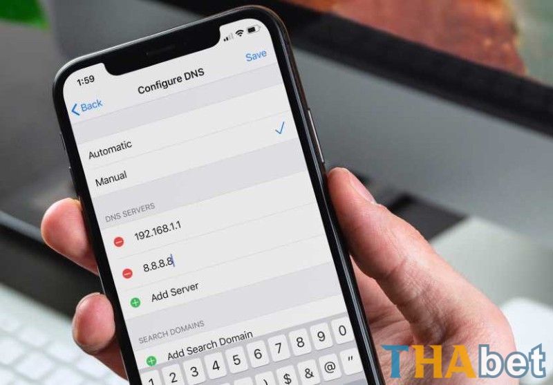 Cách đổi DNS trên IOS