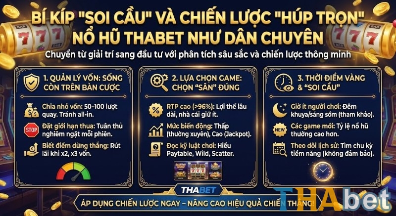 Chiến thuật và bí kíp để tối ưu hóa cơ hội chiến thắng khi tham gia trò chơi Nổ hũ tại THABET