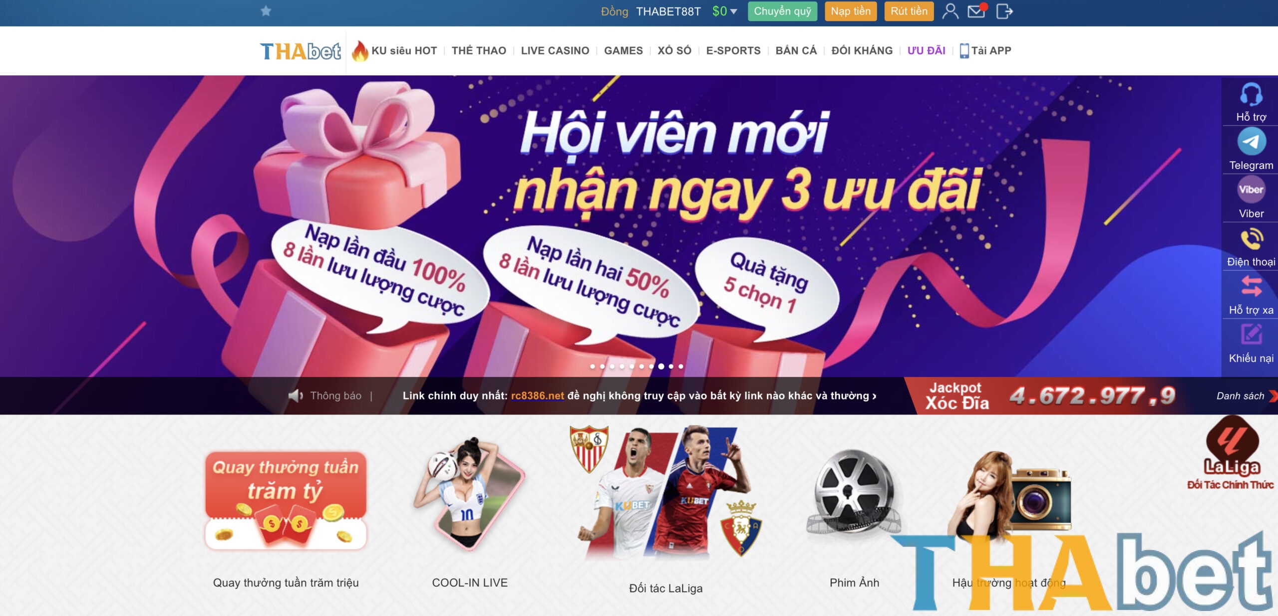 THABET liên tục tung ra các chương trình khuyến mãi hấp dẫn