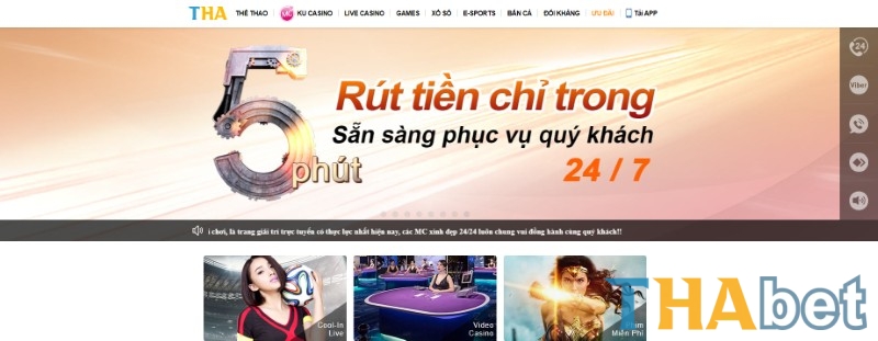 THABET cam kết nạp rút 1:1 với tỷ lệ chuyển đổi tiền tệ không mất phí