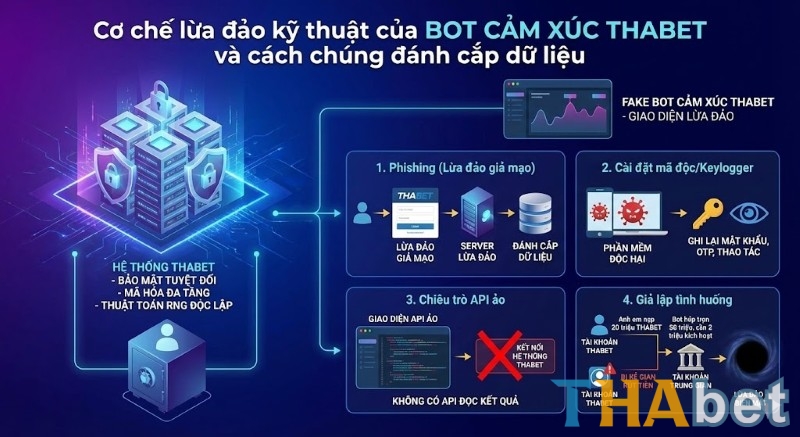 Cơ chế lừa đảo của “bot cảm xúc” THABET và cách chúng thu thập trái phép dữ liệu cá nhân