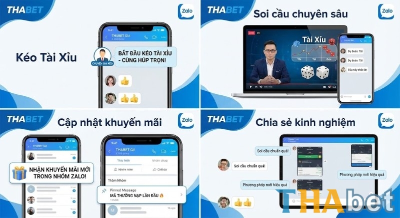 Nhóm Zalo THABET – Nơi cập nhật kèo Tài Xỉu và tương tác mỗi ngày