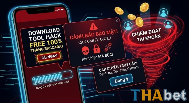 Chiêu thức lừa đảo phổ biến: Dụ tải và cài đặt “phần mềm hack” giả mạo