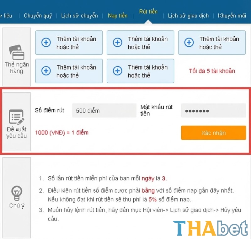 Tạo lệnh rút tiền chỉ vài cú click chuột đơn giản