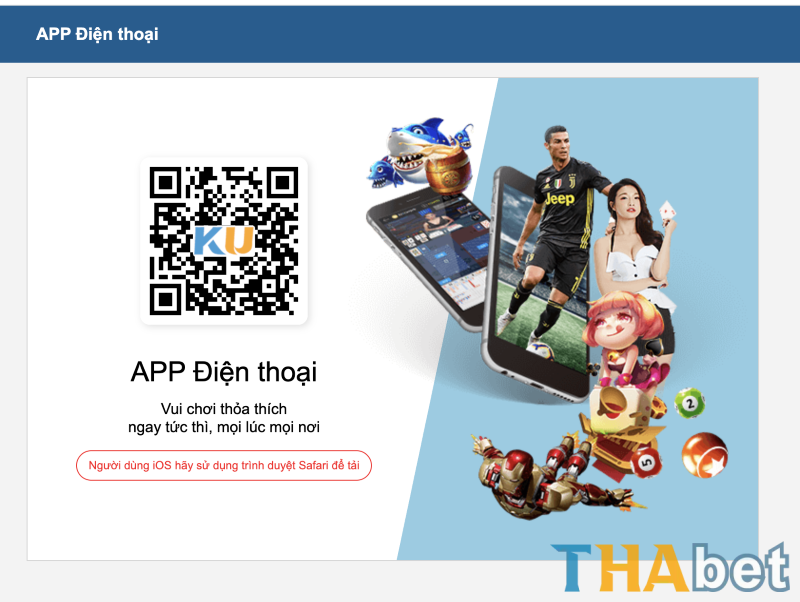 Cách tải THABET iOS (iPhone/iPad) một cách an toàn và không gặp lỗi