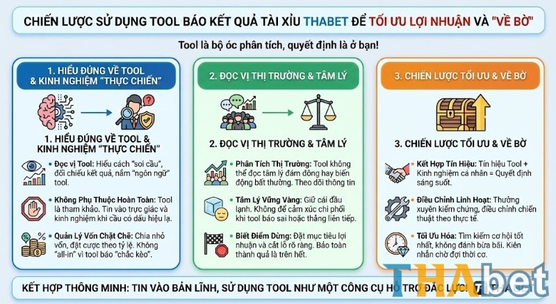 Chiến lược sử dụng tool báo Tài Xỉu THABET để tối ưu hiệu quả và kiểm soát rủi ro