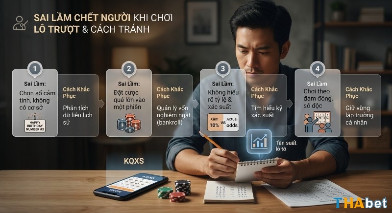 Tổng hợp 4 sai lầm chết người, khi chơi lô trượt là gì, hướng dẫn khắc phục bằng phân tích dữ liệu và quản lý vốn hiệu quả