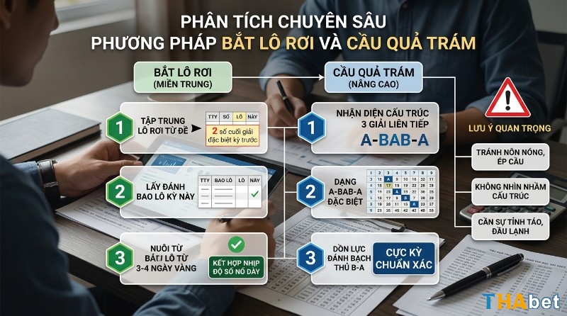 Phân tích lô rơi cách chơi lô đề miền Trung: 2 số cuối giải đặc biệt, nuôi 3-4 ngày