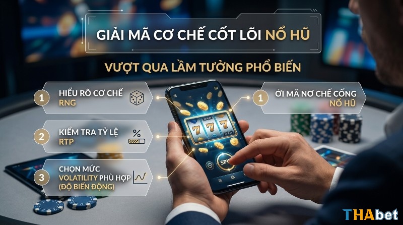 Giải mã cơ chế, nổ hũ kinh nghiệm quay, người chơi dùng điện thoại hiểu RNG, kiểm tra RTP